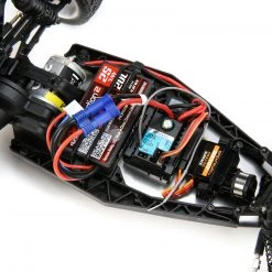 Losi 1/16 Mini-B 2WD Buggy Brushed RTR, Black/White Blk -Losi Sales LOS01016T2 A11 F05FWOLI