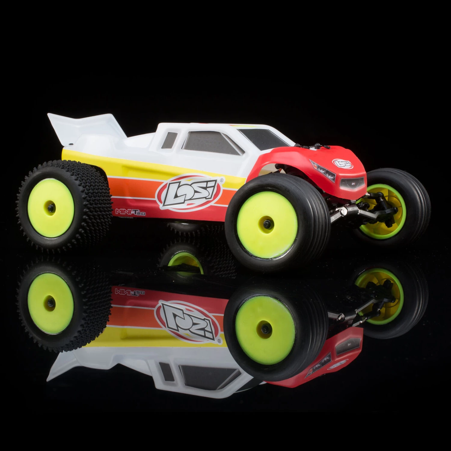 Losi 1/18 Mini-T 2.0 2WD Stadium Truck Brushless RTR, Red 9 Losi 1/18 Mini-T 2.0 2WD Stadium Truck Brushless RTR, Red - Image 7