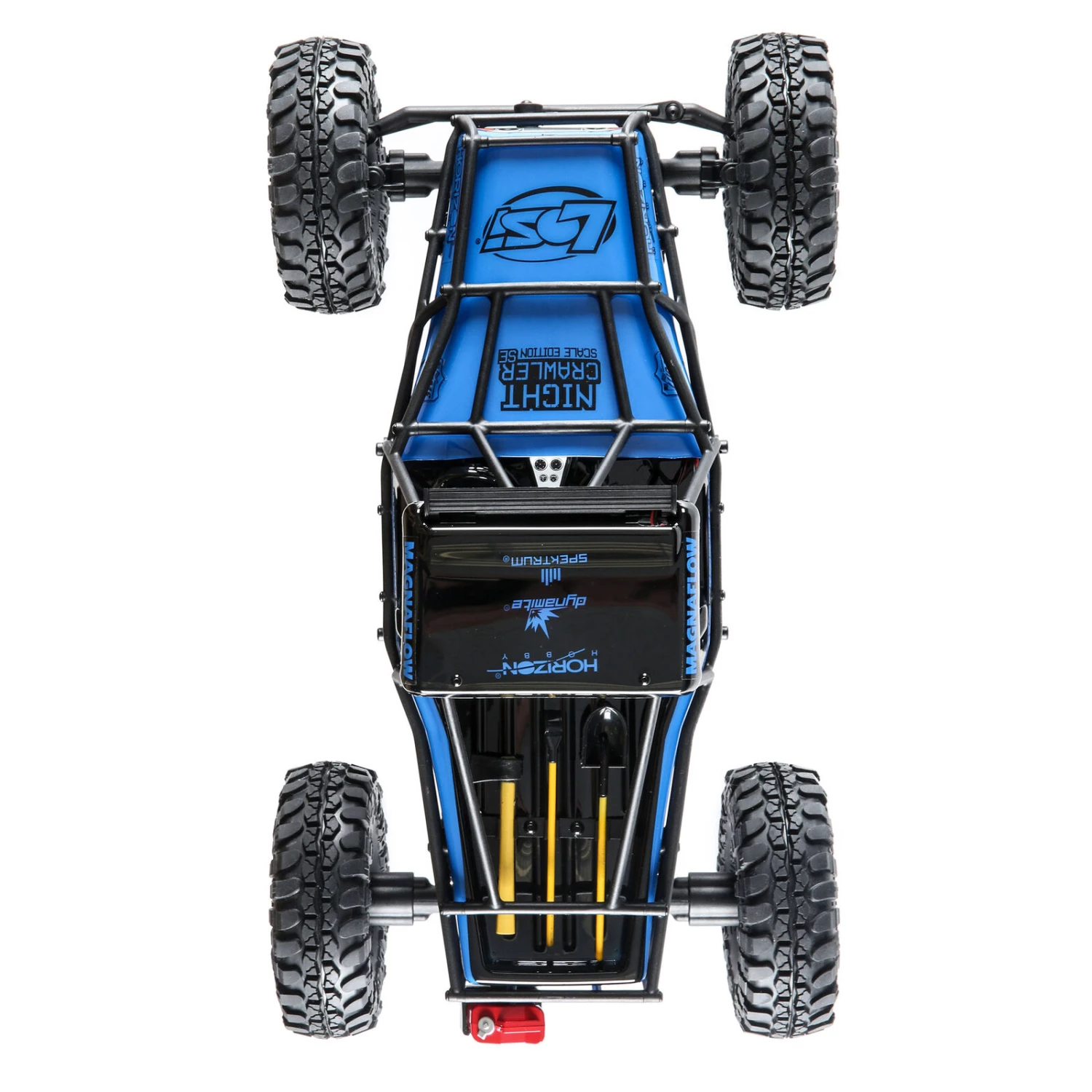 Losi 1/10 Night Crawler SE 4WD Rock Crawler Brushed RTR, Blue 6 Losi 1/10 Night Crawler SE 4WD Rock Crawler Brushed RTR, Blue - Image 4