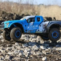 Losi 1/10 King Shocks Ford Raptor Baja Rey 4WD Brushless RTR with Smart Blu -Losi Sales LOS03020V2T1 A10 BB1U4EPW