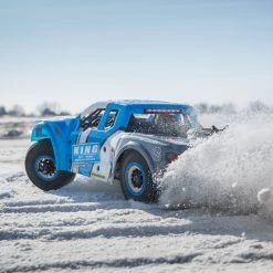 Losi 1/10 King Shocks Ford Raptor Baja Rey 4WD Brushless RTR with Smart Blu -Losi Sales LOS03020V2T1 A12 BB1U4EPW