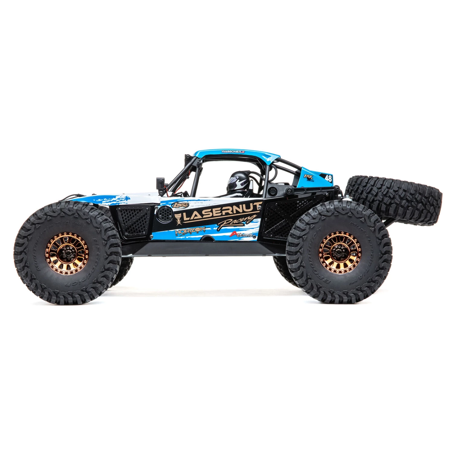 Losi 1/10 Lasernut U4 4WD Rock Racer Brushless RTR with Smart and AVC, Blue 7 Losi 1/10 Lasernut U4 4WD Rock Racer Brushless RTR with Smart and AVC, Blue - Image 5