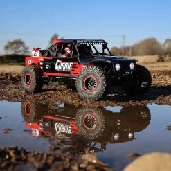Losi 1/10 Hammer Rey U4 4WD Rock Racer Brushless RTR with Smart and AVC, Red - SCRATCH & DENT -Losi Sales LOS03030T1SND A19 OQT9D4QX