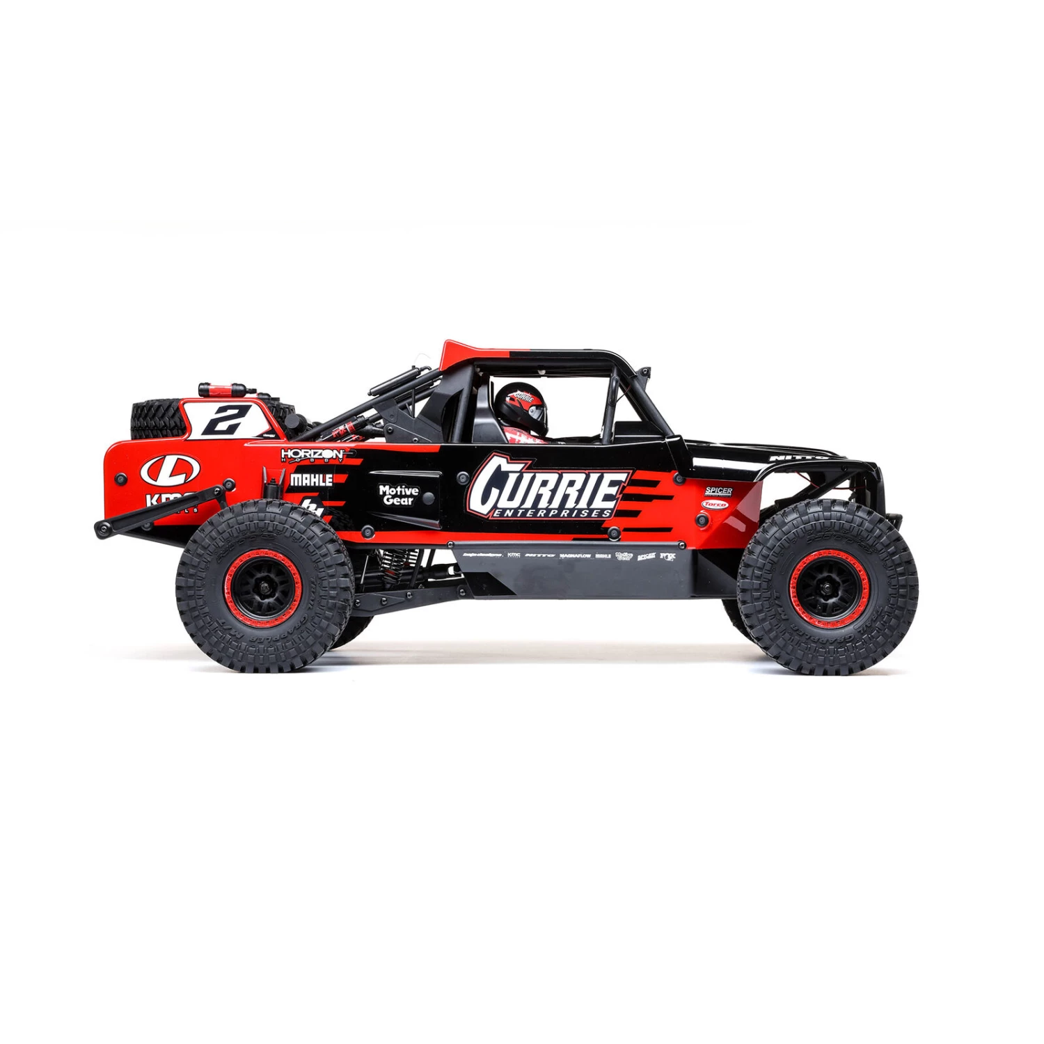 Losi 1/10 Hammer Rey U4 4WD Rock Racer Brushless RTR with Smart and AVC, Red 5 Losi 1/10 Hammer Rey U4 4WD Rock Racer Brushless RTR with Smart and AVC, Red - Image 3
