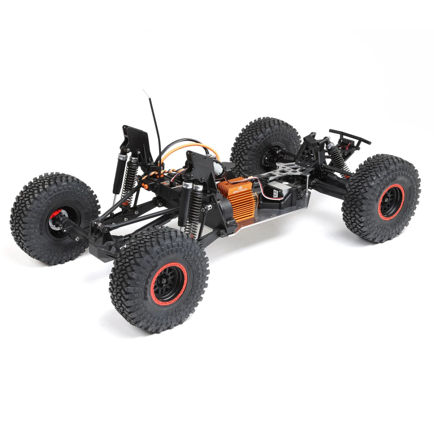 Losi 1/10 Hammer Rey U4 4WD Rock Racer Brushless RTR with Smart and AVC, Red 10 Losi 1/10 Hammer Rey U4 4WD Rock Racer Brushless RTR with Smart and AVC, Red - Image 8