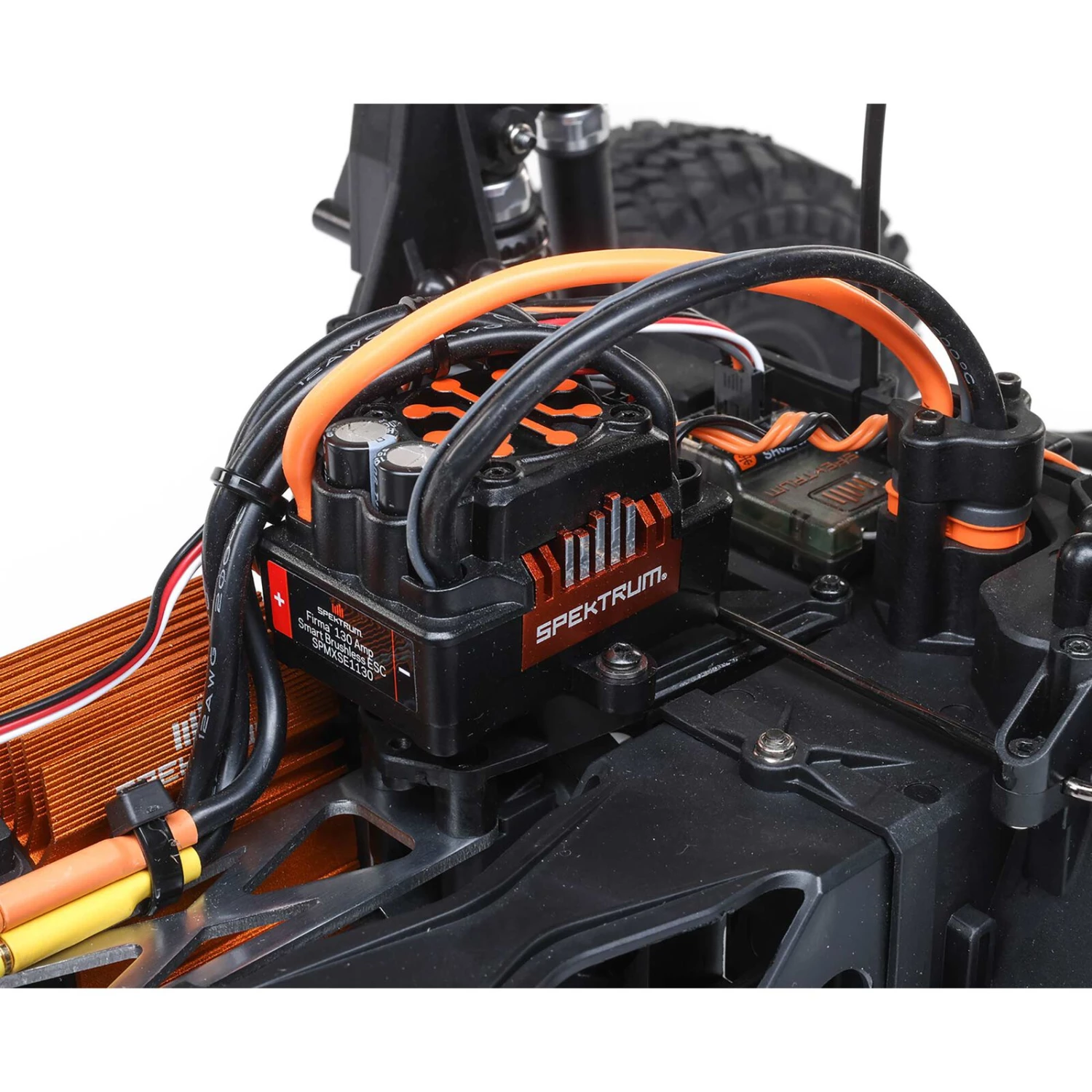 Losi 1/10 Hammer Rey U4 4WD Rock Racer Brushless RTR with Smart and AVC, Red 14 Losi 1/10 Hammer Rey U4 4WD Rock Racer Brushless RTR with Smart and AVC, Red - Image 12