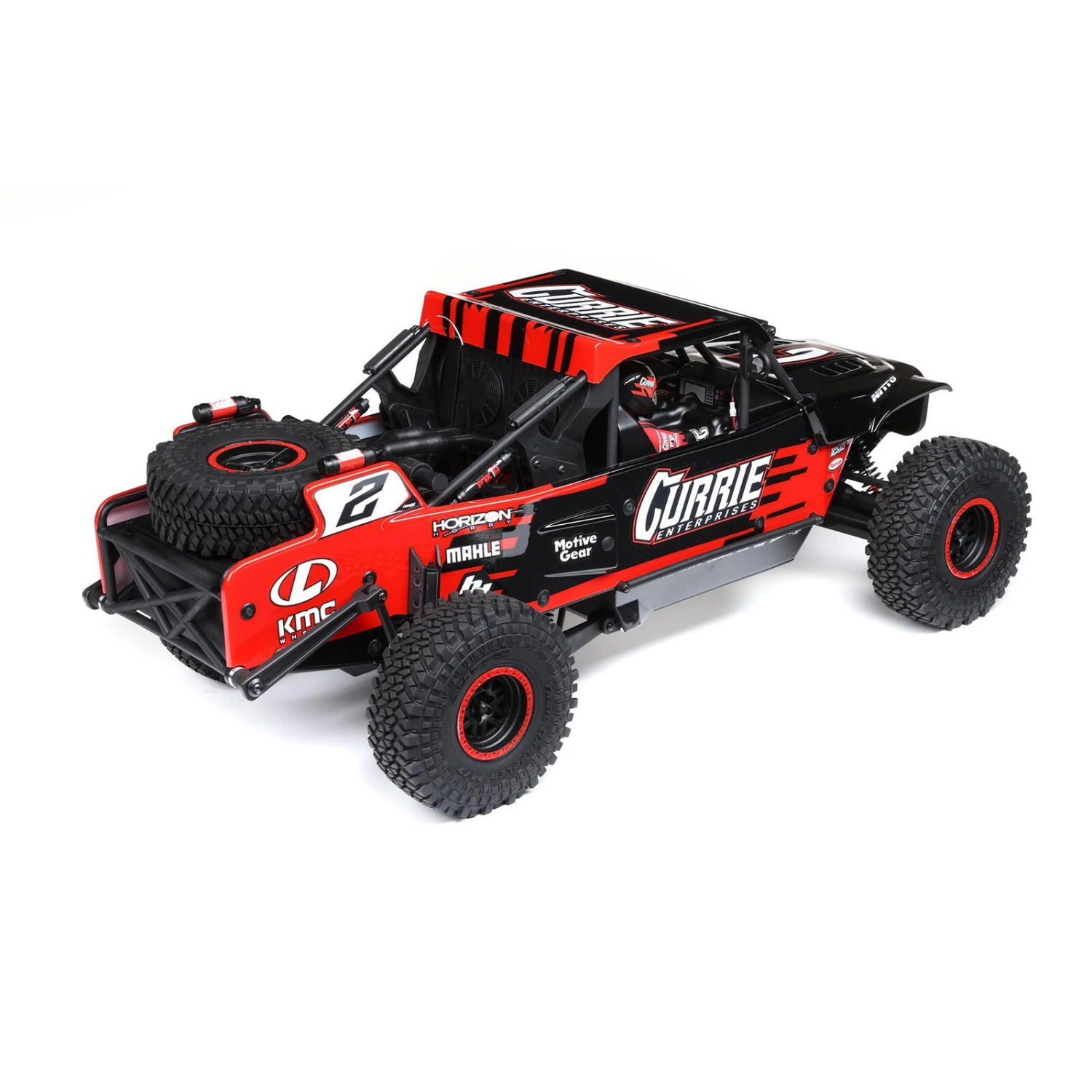 Losi 1/10 Hammer Rey U4 4WD Rock Racer Brushless RTR with Smart and AVC, Red 6 Losi 1/10 Hammer Rey U4 4WD Rock Racer Brushless RTR with Smart and AVC, Red - Image 4