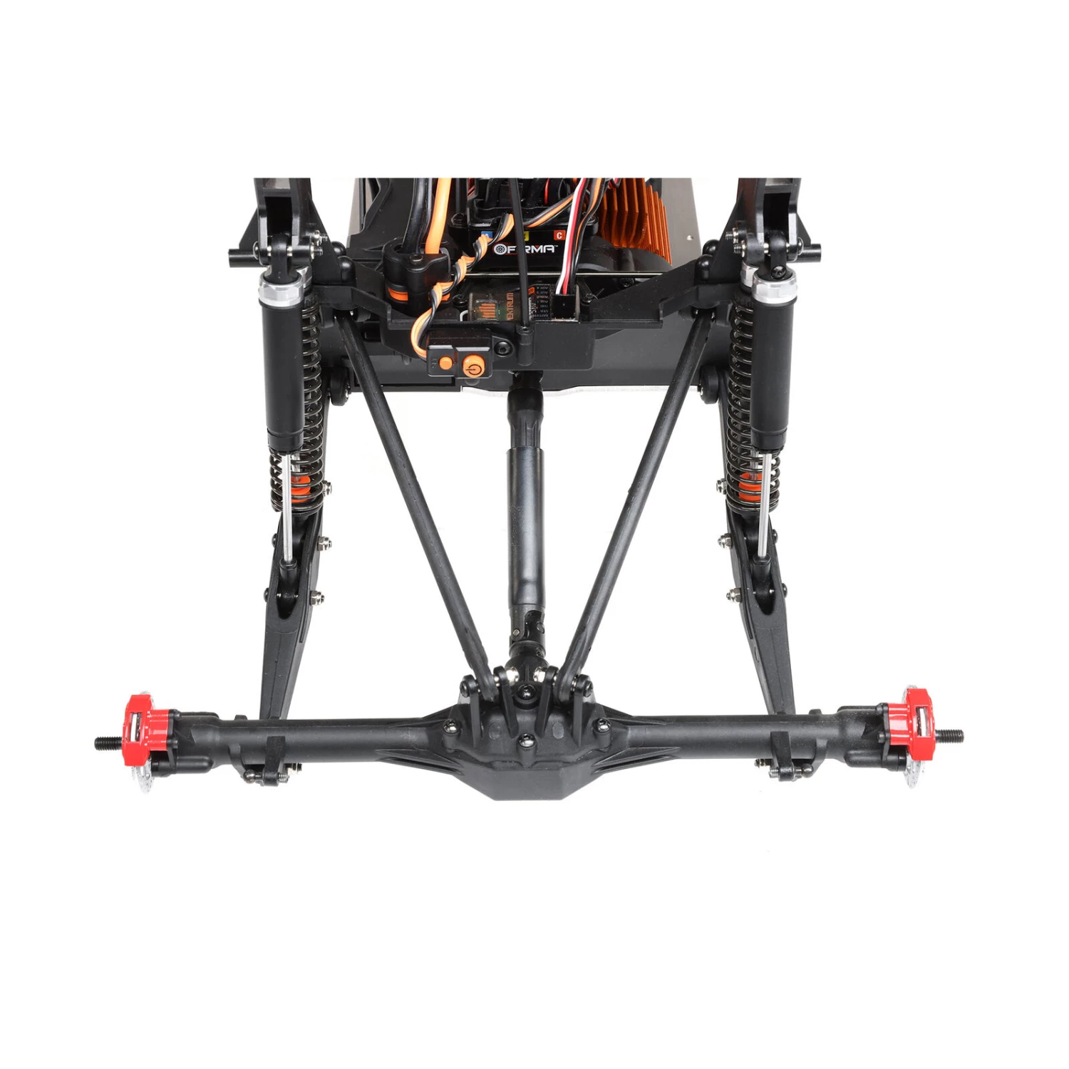 Losi 1/10 Hammer Rey U4 4WD Rock Racer Brushless RTR with Smart and AVC, Red 18 Losi 1/10 Hammer Rey U4 4WD Rock Racer Brushless RTR with Smart and AVC, Red - Image 16