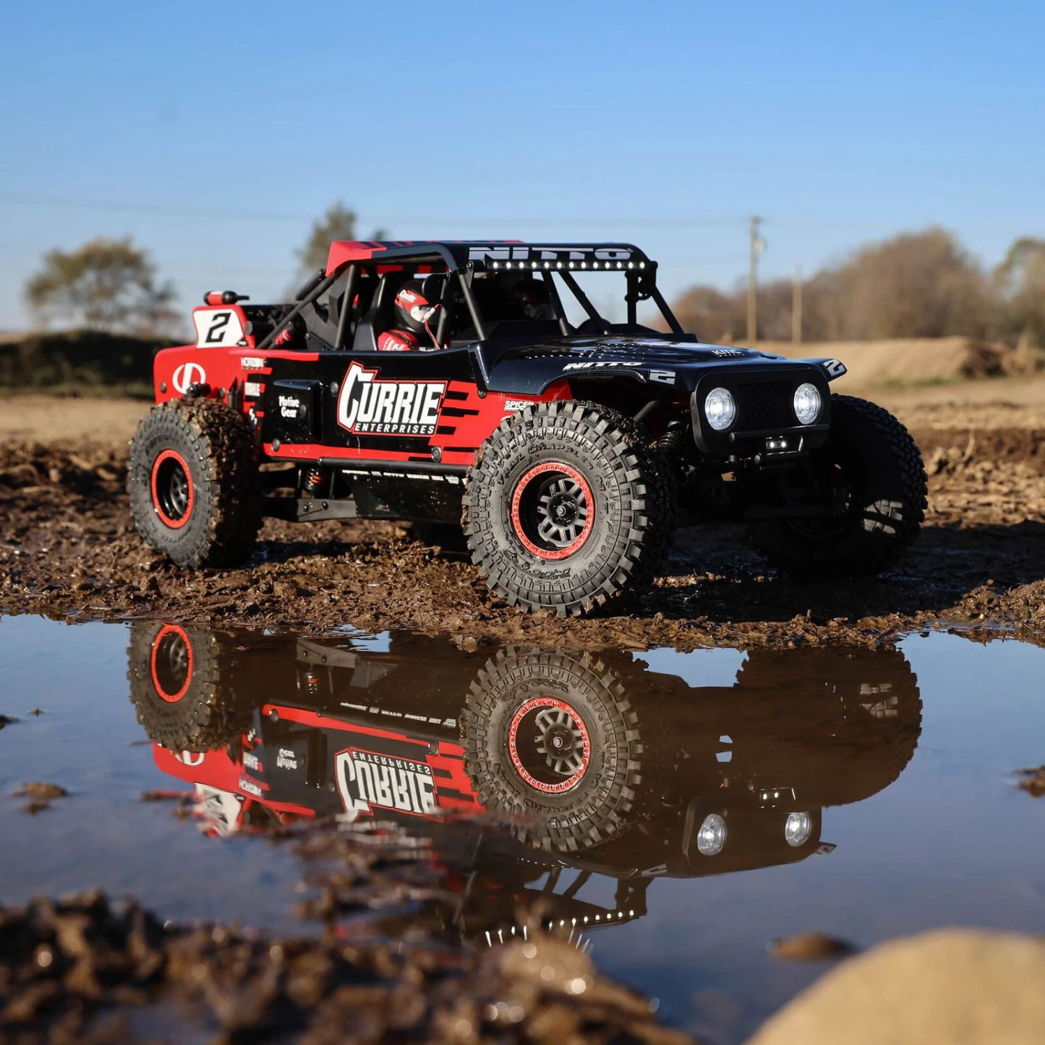 Losi 1/10 Hammer Rey U4 4WD Rock Racer Brushless RTR with Smart and AVC, Red 25 Losi 1/10 Hammer Rey U4 4WD Rock Racer Brushless RTR with Smart and AVC, Red - Image 23
