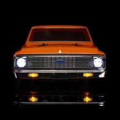 Losi 1/10 1972 Chevy C10 V100 AWD Pickup Truck Brushed RTR, Orange Blk -Losi Sales LOS03034T1 A15 7L3XU21J