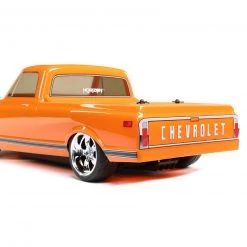 Losi 1/10 1972 Chevy C10 V100 AWD Pickup Truck Brushed RTR, Orange Blk -Losi Sales LOS03034T1 A16 7L3XU21J