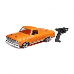 Losi 1/10 1972 Chevy C10 V100 AWD Pickup Truck Brushed RTR, Orange Blk -Losi Sales LOS03034T1 A18 7L3XU21J