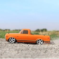 Losi 1/10 1972 Chevy C10 V100 AWD Pickup Truck Brushed RTR, Orange Blk -Losi Sales LOS03034T1 A5 7L3XU21J
