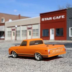 Losi 1/10 1972 Chevy C10 V100 AWD Pickup Truck Brushed RTR, Orange Blk -Losi Sales LOS03034T1 A7 7L3XU21J