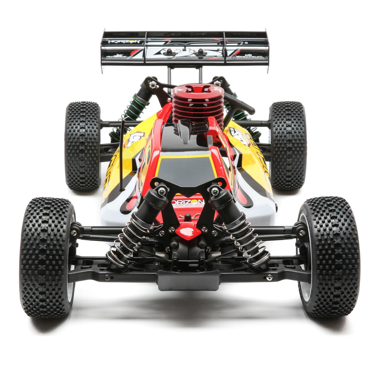 Losi 1/8 8IGHT 4WD Nitro Buggy RTR, Red/Yellow - SCRATCH & DENT 6 Losi 1/8 8IGHT 4WD Nitro Buggy RTR, Red/Yellow - SCRATCH & DENT - Image 4