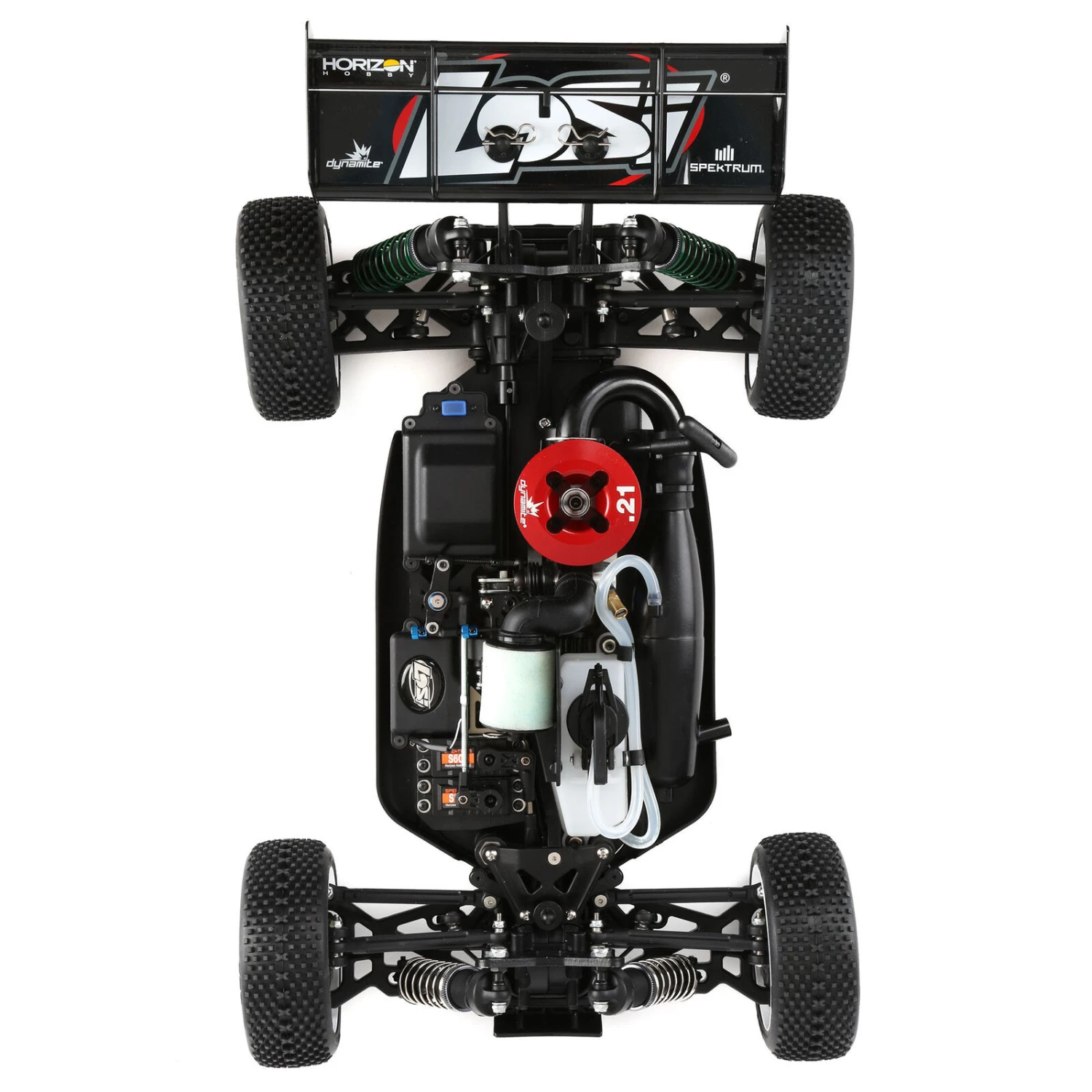 Losi 1/8 8IGHT 4WD Nitro Buggy RTR, Red/Yellow - SCRATCH & DENT 19 Losi 1/8 8IGHT 4WD Nitro Buggy RTR, Red/Yellow - SCRATCH & DENT - Image 17