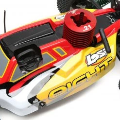Losi 1/8 8IGHT 4WD Nitro Buggy RTR, Red/Yellow -Losi Sales LOS04010V2 A19 IVIB0ZBQ