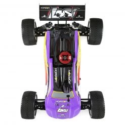 Losi 1/8 8IGHT-T 4WD Nitro Truggy RTR, Purple/Yellow 27 Losi 1/8 8IGHT-T 4WD Nitro Truggy RTR, Purple/Yellow -Losi Sales LOS04011V2 A04 DTLKYZXT