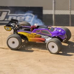 Losi 1/8 8IGHT-T 4WD Nitro Truggy RTR, Purple/Yellow 32 Losi 1/8 8IGHT-T 4WD Nitro Truggy RTR, Purple/Yellow -Losi Sales LOS04011V2 A09 DTLKYZXT