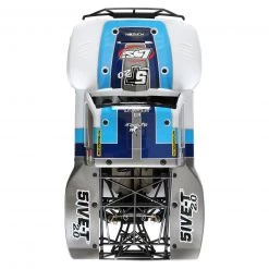 Losi 1/5 5IVE-T 2.0 V2 4WD SCT Gas BND: Gray/Blue/White -Losi Sales LOS05014V2T1 A16 19RG24V5