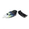 Losi Body & Wing, Black/White: Mini-B