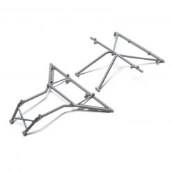 Losi Roll Cage, Roof Front, Gray: Rock Rey