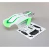 Losi 1/10 Painted Body Set, White/Green: TENACITY T