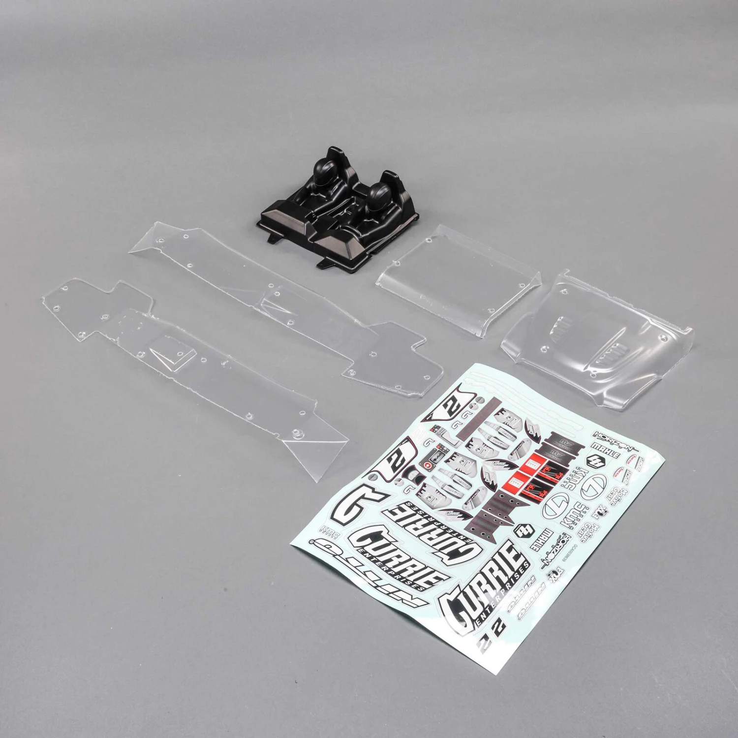Losi Body/Driver Set, Clear: Hammer Rey 3 Losi Body/Driver Set, Clear: Hammer Rey
