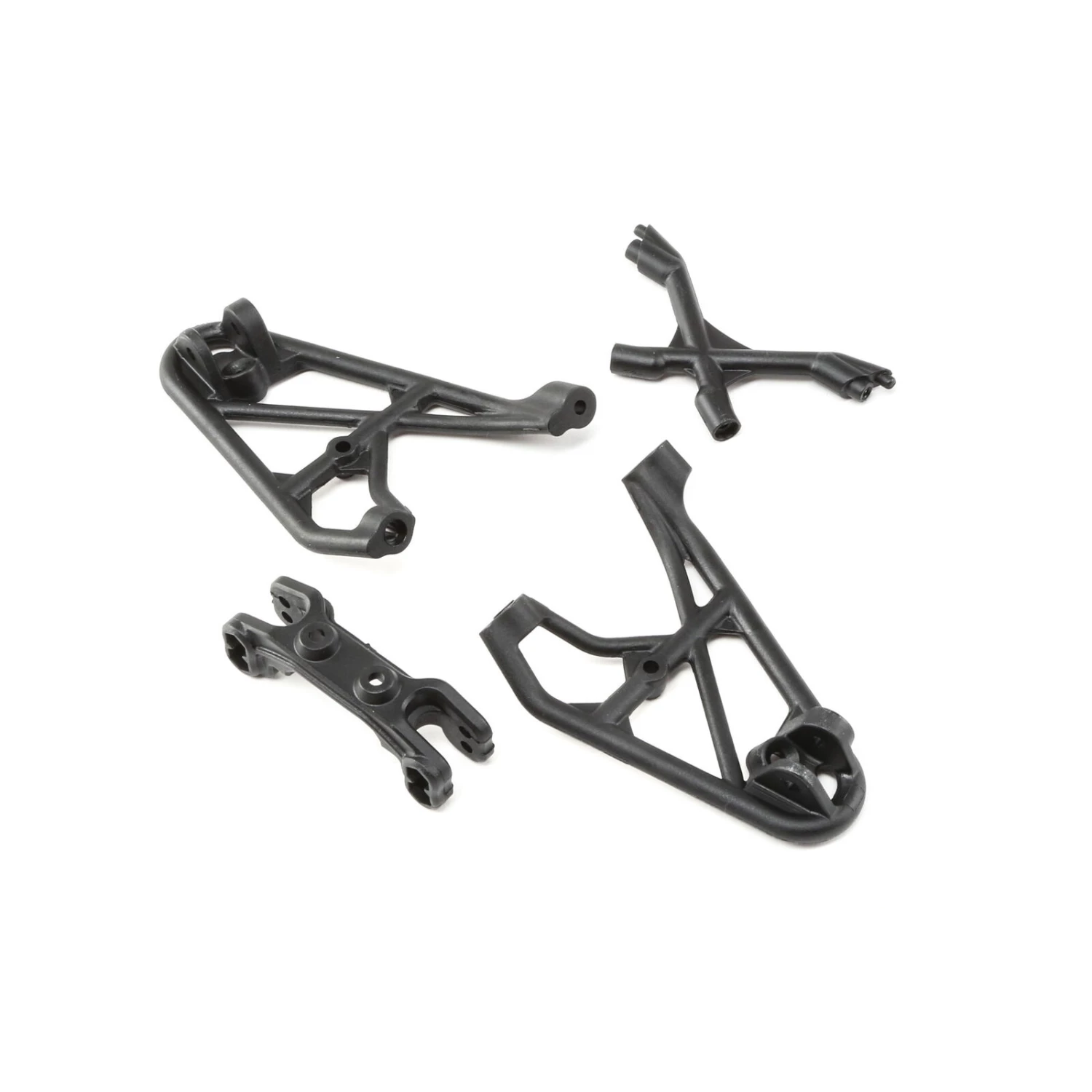 Losi Front Shock Tower Brace, Camber Link Mount: Rock Rey 3 Losi Front Shock Tower Brace, Camber Link Mount: Rock Rey