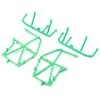 Losi Side Cage and Lower Bar, Green: LMT