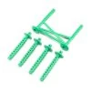 Losi Rear Body Support and Body Posts, Green: LMT -Losi Sales LOS241045 A00 6Y5FA43E