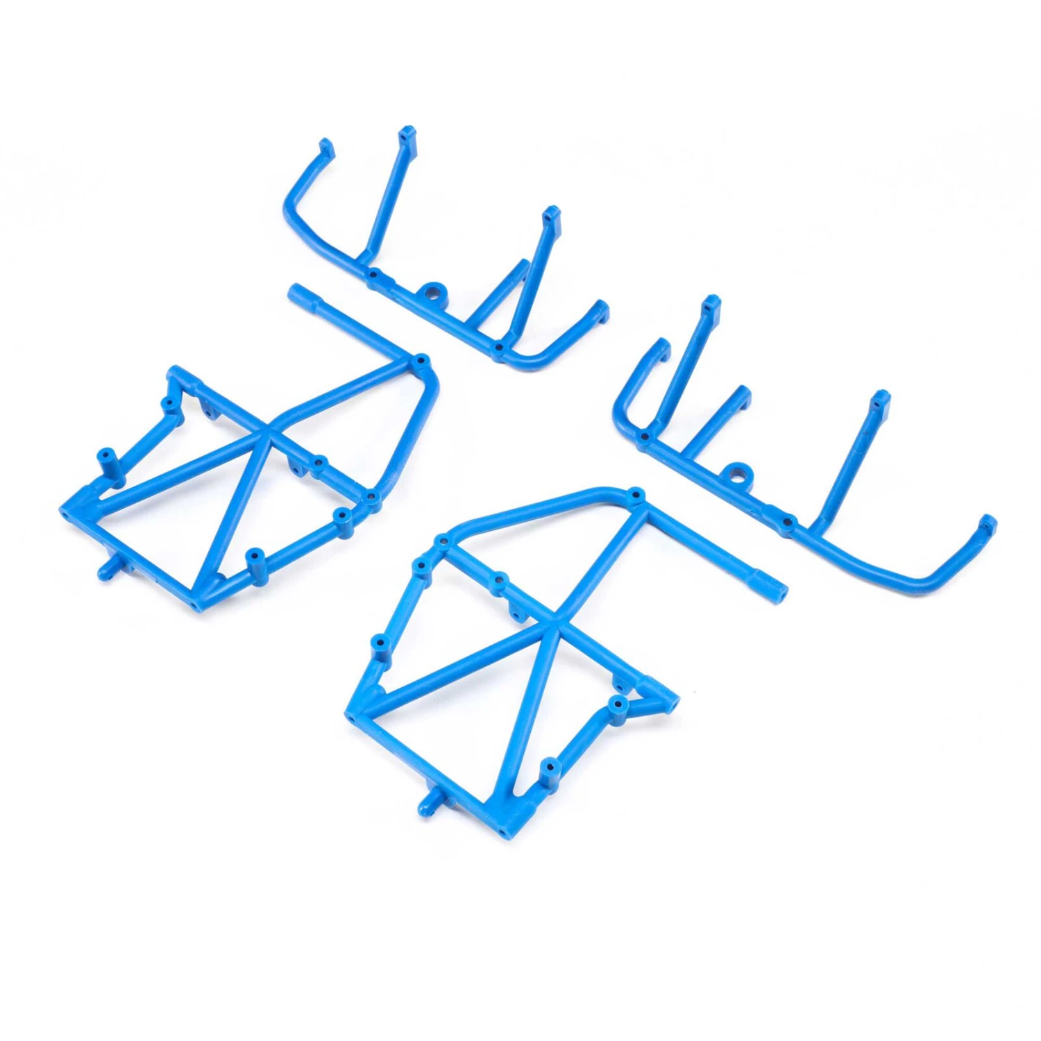 Losi Side Cage and Lower Bar, Blue: LMT 3 Losi Side Cage and Lower Bar, Blue: LMT