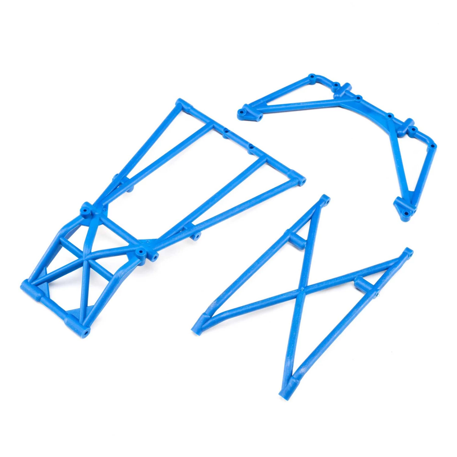 Losi Rear Cage and Hoop Bars, Blue: LMT 3 Losi Rear Cage and Hoop Bars, Blue: LMT