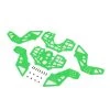 Losi Chassis Set, Green: LMT Mega KS