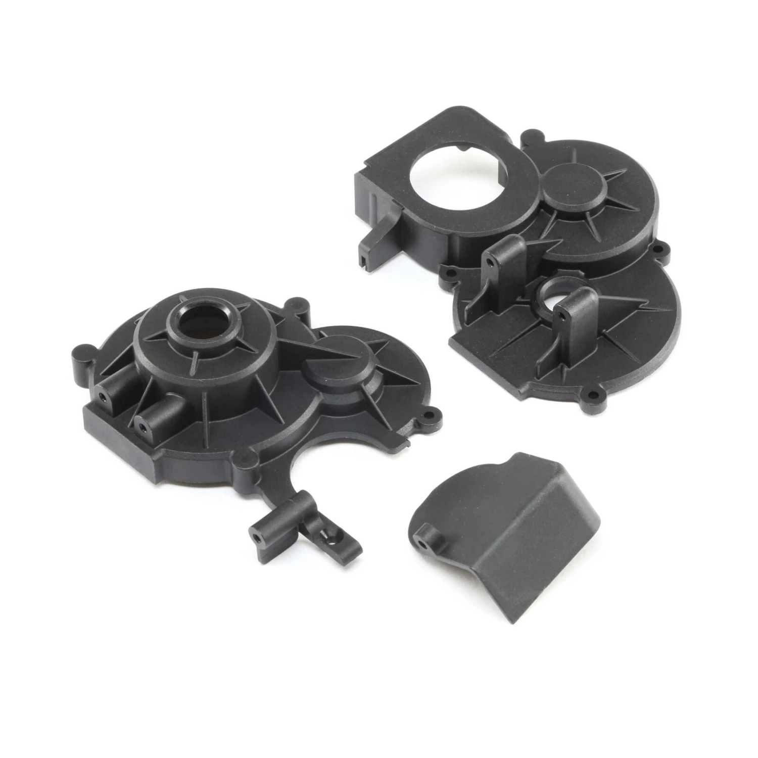 Losi Transmission Case Set and Gear Cover: LST 3XL-E 3 Losi Transmission Case Set and Gear Cover: LST 3XL-E