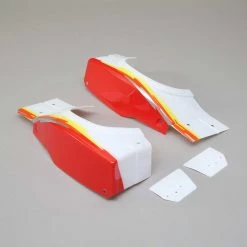 Losi Left and Right Rear Fender Set, Red: Super Baja Rey