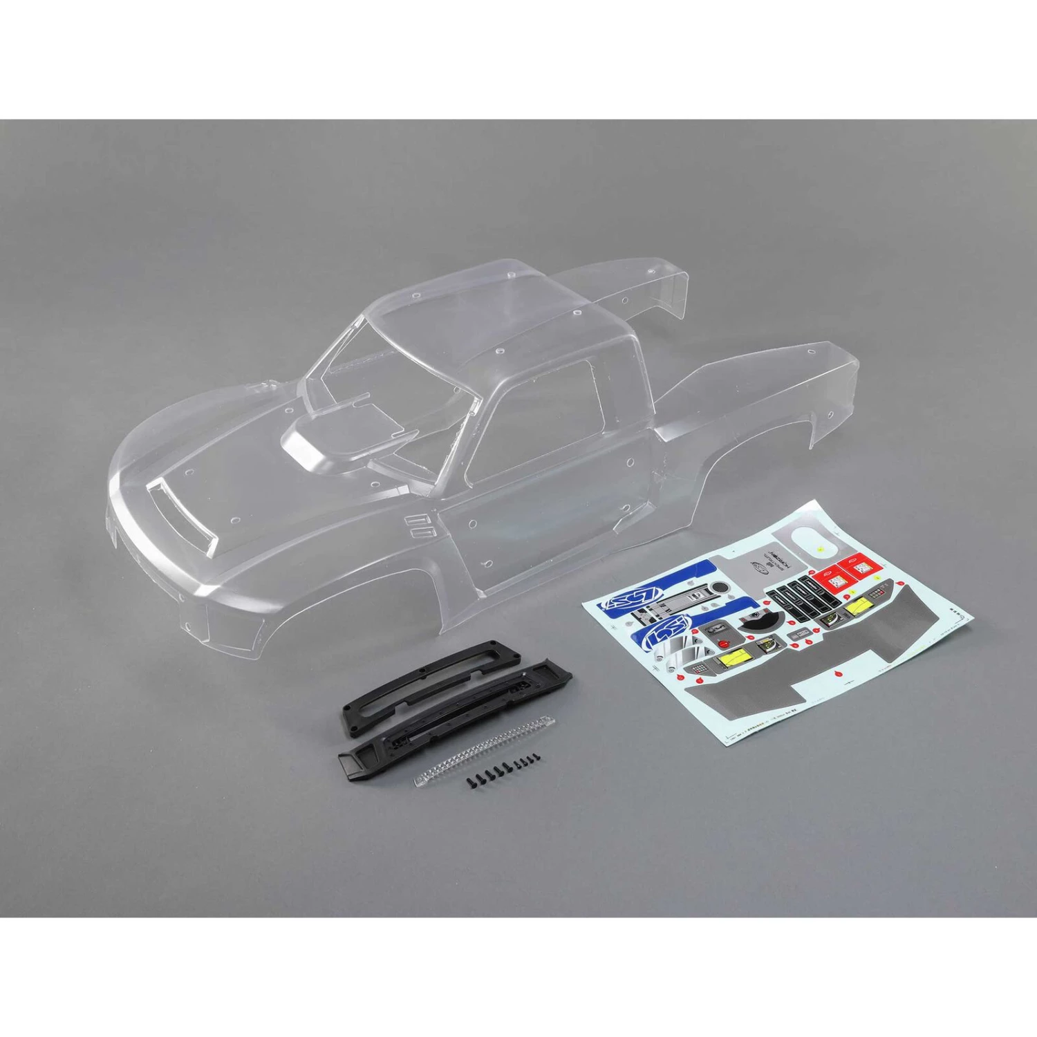 Losi Body and Front Grill, Clear: SBR 2.0 3 Losi Body and Front Grill, Clear: SBR 2.0