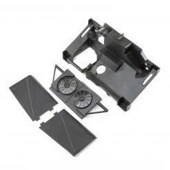 Losi Rear Bulkhead, Fan Panel, Mud Guards: Super Baja Rey