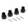 Losi Wheel Hex Black and Pin (4): MTXL/DBXL-E/DBXL 2.0 -Losi Sales LOS252050 A0 I6VT39UD