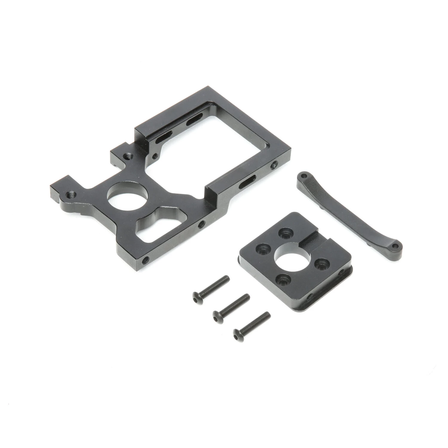 Losi Motor Mount w Adapter Black DBXL-E 3 Losi Motor Mount w Adapter Black DBXL-E