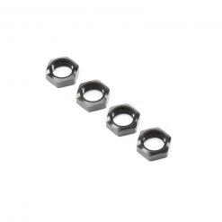 Losi Wheel Nuts, Black (4): Super Baja Rey