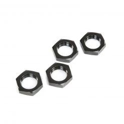 Losi Wheel Nuts, Black (4): 5ive-T 2.0