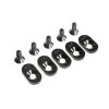 Losi Engine Mount Insert and Screws 19.5T, Black (5): 5ive-T 2.0 (fits 62T spur) -Losi Sales LOS252102 A0 GGC4USXA