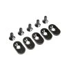 Losi Engine Mount Insert and Screws 20T, Black (5): 5ive-T 2.0 (fits 62T spur) -Losi Sales LOS252103 A0 QS8BJI0K