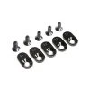 Losi Engine Mount Insert and Screws 22T, Black (5): 5ive-T 2.0 (fits 62T spur) -Losi Sales LOS252107 A0 211E3LCQ