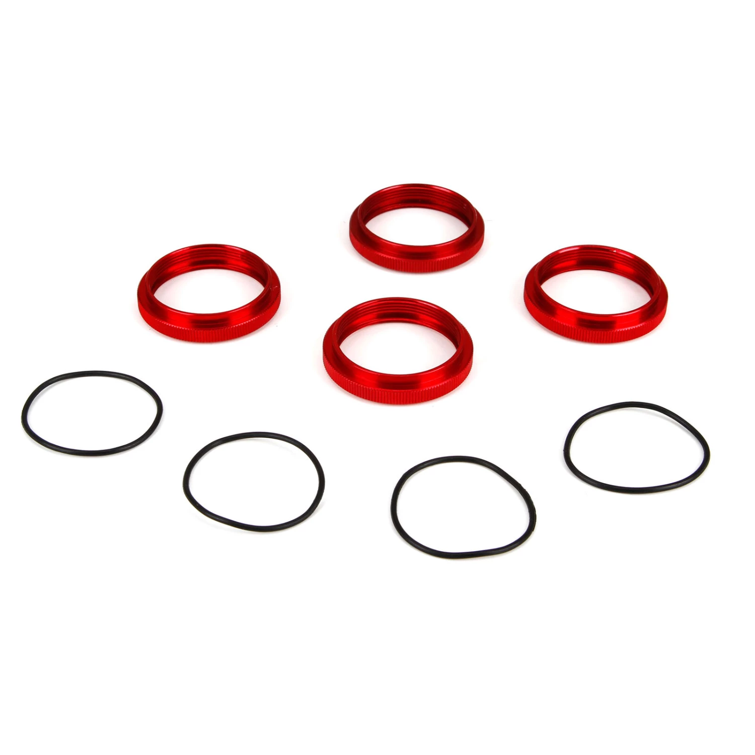 Losi Shock Adjuster Nut with O-Ring, Aluminum: 1/5 4WD DBXL 3 Losi Shock Adjuster Nut with O-Ring, Aluminum: 1/5 4WD DBXL