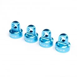 Losi Shock Cap Set, Aluminum, King Blue: SBR 2.0
