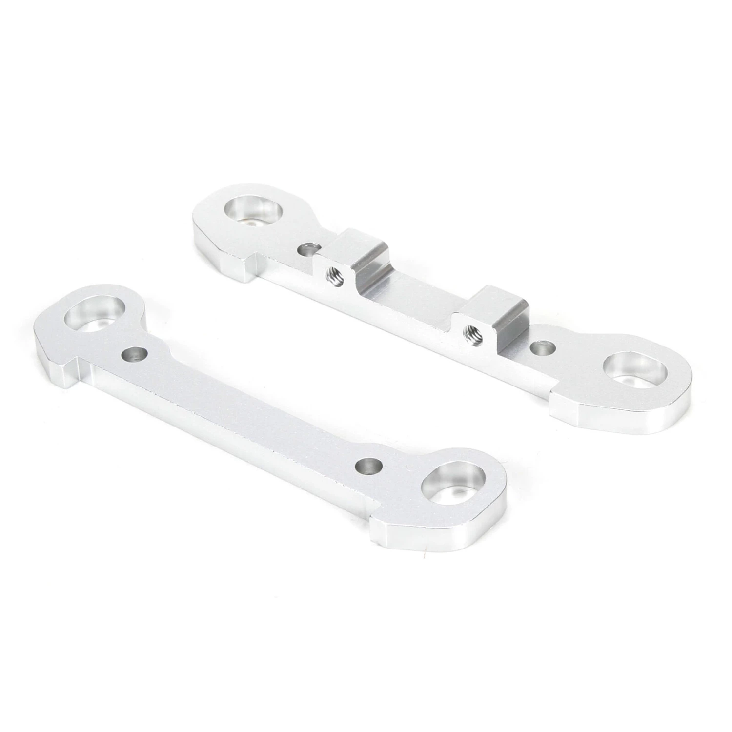 Losi Rear Hinge Pin Braces, Aluminum, Silver (2): MTXL 3 Losi Rear Hinge Pin Braces, Aluminum, Silver (2): MTXL