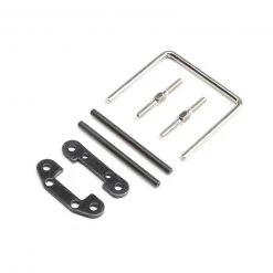 Losi Front Hinge Pin & Brace Set: Super Rock Rey