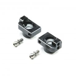 Losi Hub Set Rear, Aluminum: Mini-T 2.0, Mini-B